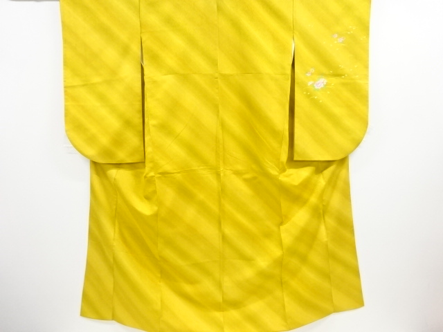 JAPANESE KIMONO / VINTAGE LONG SLEEVES KIMONO / PEONY & GRASS